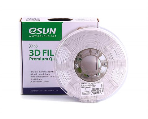 eSUN ABS Plus+ Beyaz Filament 1,75MM 1Kg