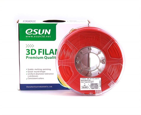 eSUN ABS Plus+ Kırmızı Filament 1,75mm 1Kg