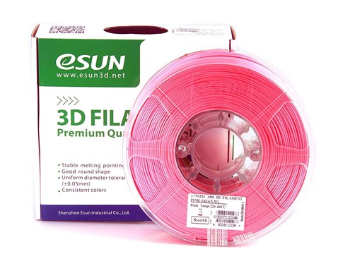 eSUN ABS Plus+ Pembe Filament 1,75mm 1Kg
