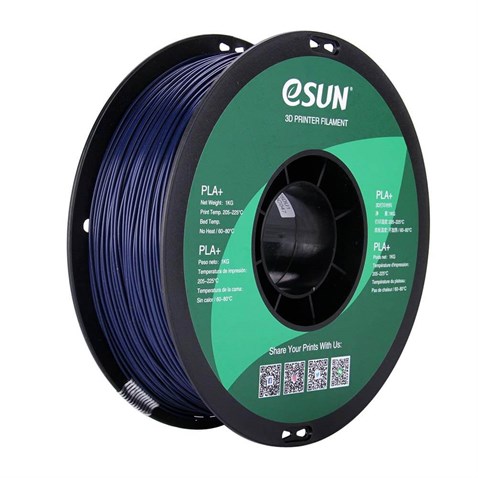 eSUN PLA Plus+ Koyu Mavi Filament 1.75mm 1kg