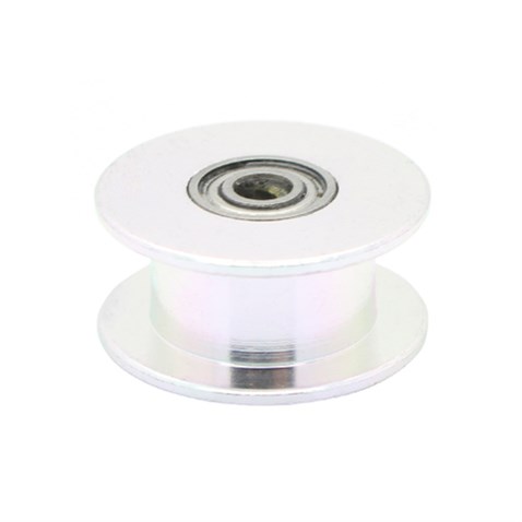 GT2 6mm Kayış karşılık Rulmanlı Kasnak 20 Dişsiz İç Çap 3mm
