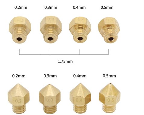 Mk8 Nozzle 0,5mm 2 Adet