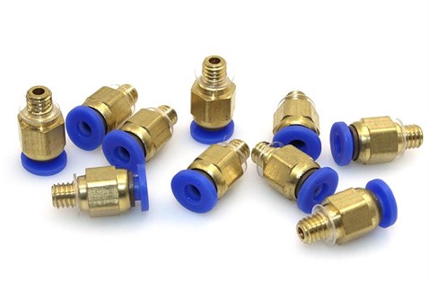 PC04-M6 Pnömatik Konnektör Rakor M6-4mm Teflon Boru Tutucu 2 Adet