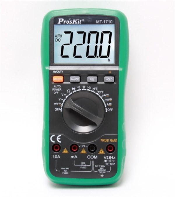 Dijital Multimetre MT-1710 True-RMS Otomatik Seviyeli