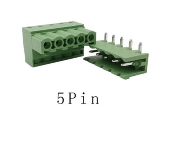 5 Pin 5,08Mm 90’ Geçmeli Takım Klemens 10 Adet