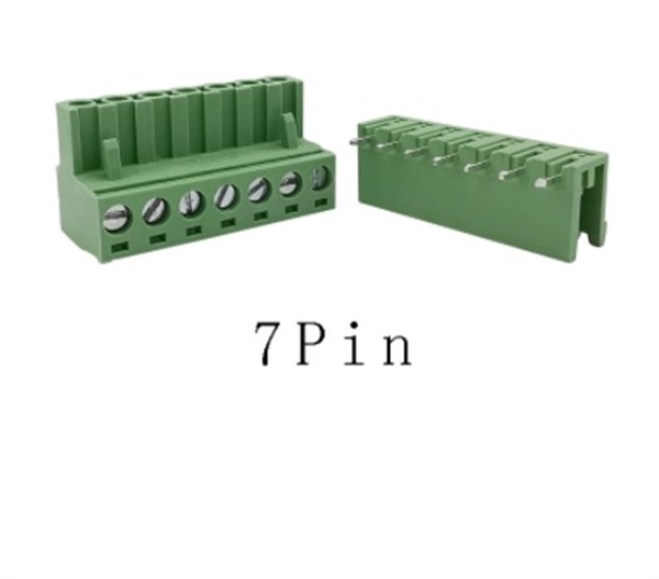 7 Pin 5,08Mm 90’ Geçmeli Takım Klemens 5 Adet