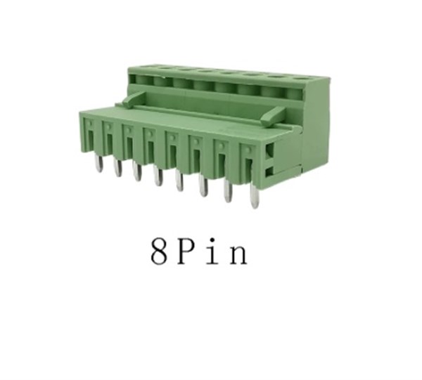 8 Pin 5,08Mm 90’ Geçmeli Takım Klemens 5 Adet
