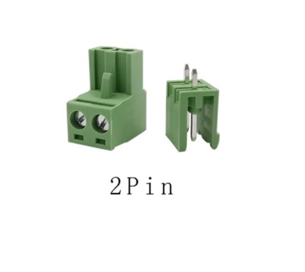 2 Pin 5,08Mm 180’ Geçmeli Takım Klemens 10 Adet