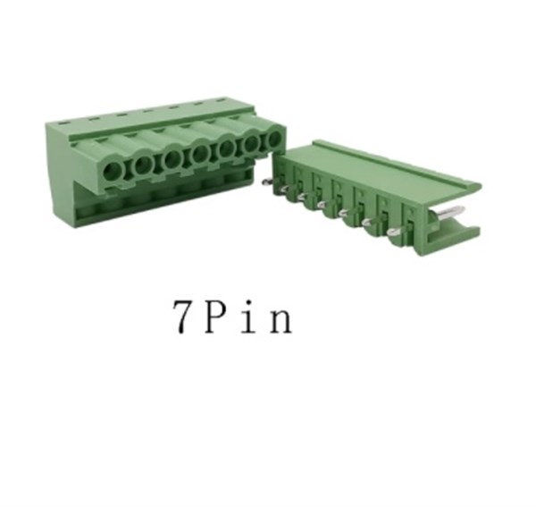 7 Pin 5,08Mm 180’ Geçmeli Takım Klemens 5 Adet