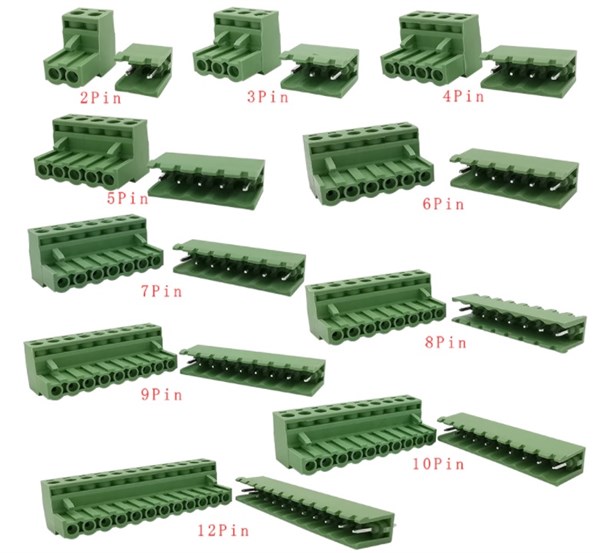 8 Pin 5,08Mm 180’ Geçmeli Takım Klemens 5 Adet