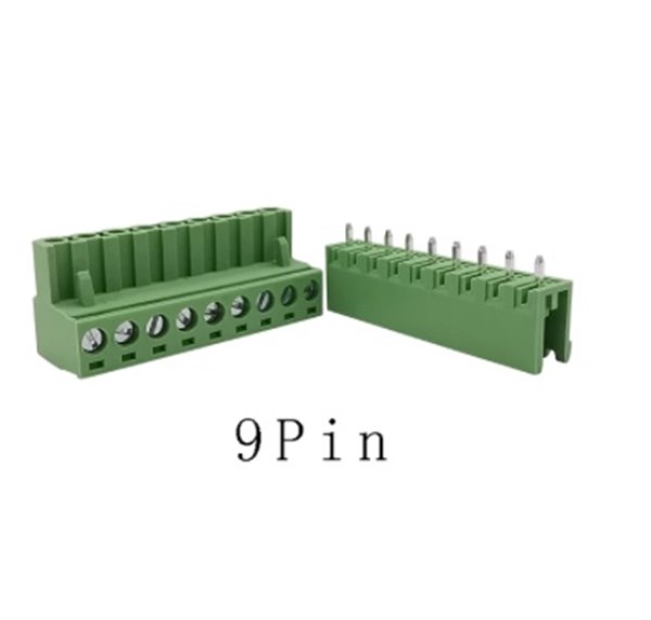 9 Pin 5,08Mm 180’ Geçmeli Takım Klemens 5 Adet