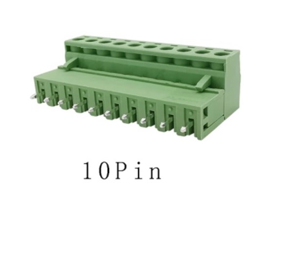 10 Pin 5,08Mm 180’ Geçmeli Takım Klemens 5 Adet