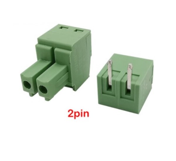 2 Pin 3.81Mm 90’ Geçmeli Takım Klemens 10 Adet