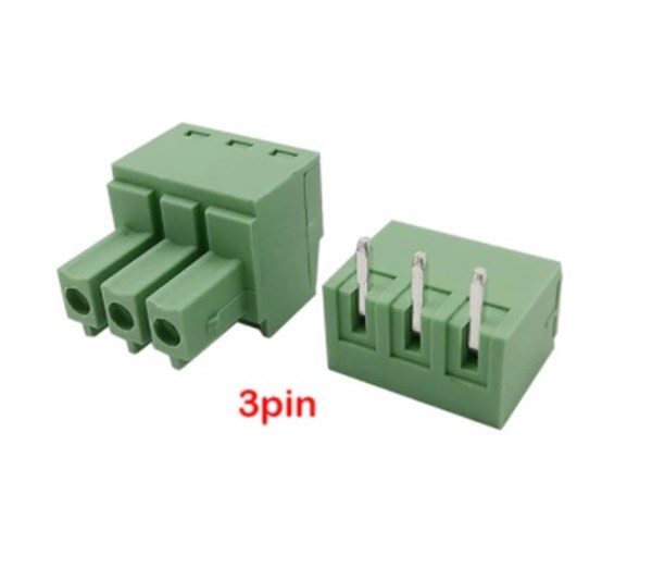 3 Pin 3.81Mm 90’ Geçmeli Takım Klemens 10 Adet