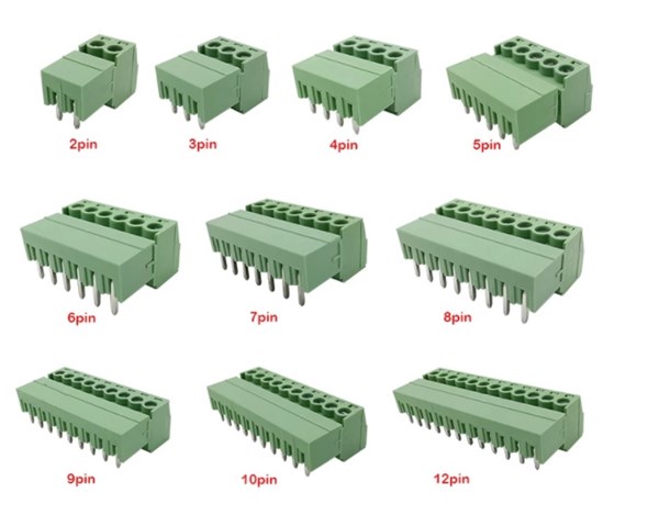 4 Pin 3.81Mm 90’ Geçmeli Takım Klemens 10 Adet
