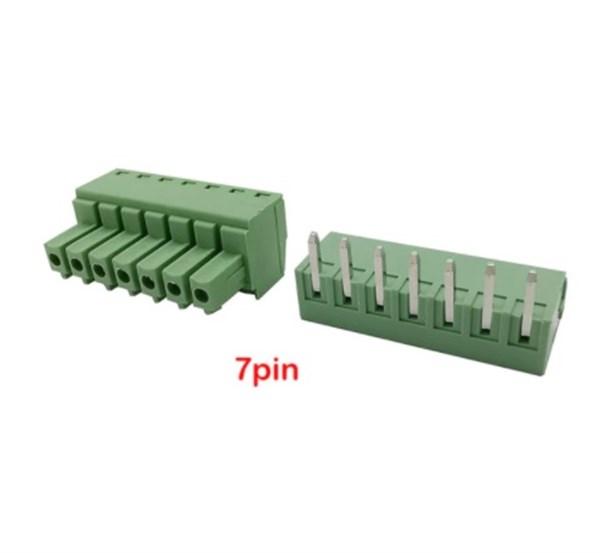7 Pin 3.81Mm 90’ Geçmeli Takım Klemens 5 Adet