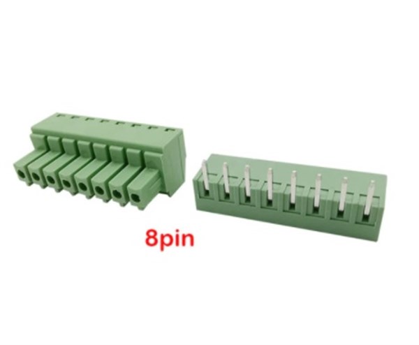 8 Pin 3.81Mm 90’ Geçmeli Takım Klemens 5 Adet