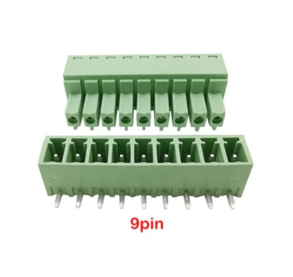 9 Pin 3.81Mm 90’ Geçmeli Takım Klemens 5 Adet