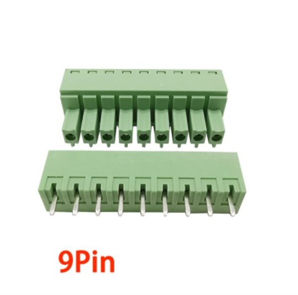 9 Pin 3.81Mm 180’ Geçmeli Takım Klemens 5 Adet