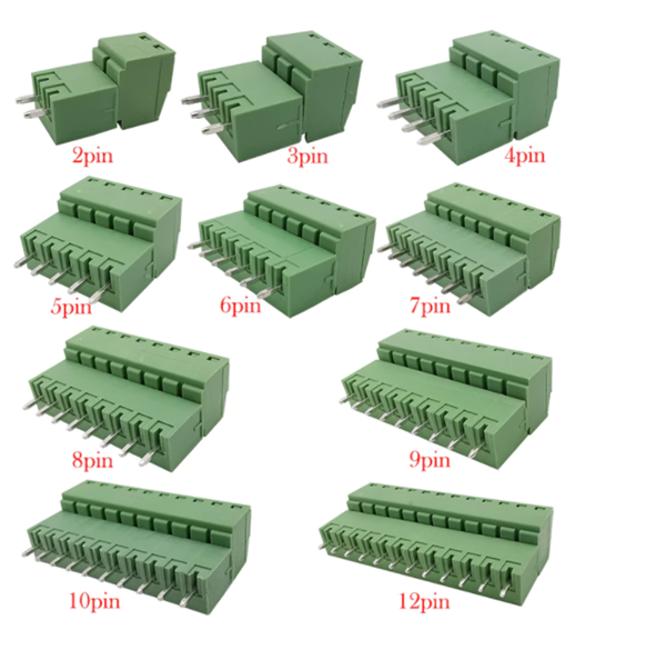 9 Pin 3.81Mm 180’ Geçmeli Takım Klemens 5 Adet