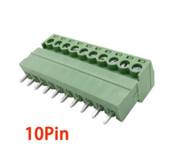 10 Pin 3.81Mm 180’ Geçmeli Takım Klemens 2 Adet