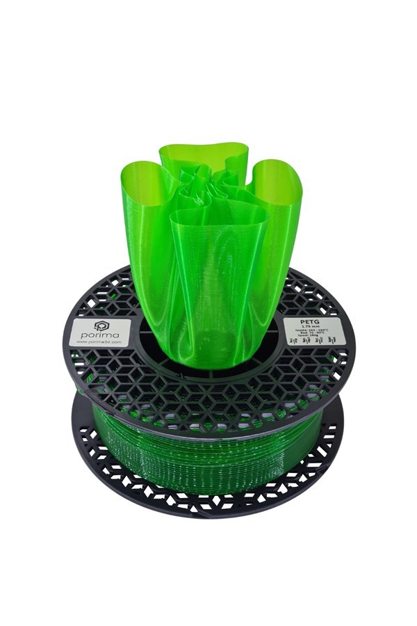 Porima PETG Transparan Neon Yeşil Filament 1,75mm 1Kg