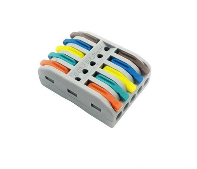 5 Pin Aç Kapa Kilitli Kablo Birleştirici Klemens 2 Adet  Uygun Fiyatlar İle Satın Al Robotizmo.net