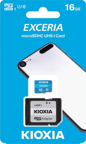 KIOXIA 16GB EXCERIA MICRO SDHC UHS-1 Class 10 100MB/sn MicroSD Hafıza Kartı+SD Adaptör Uygun Fiyatlar İle Satın Al Robotizmo.net