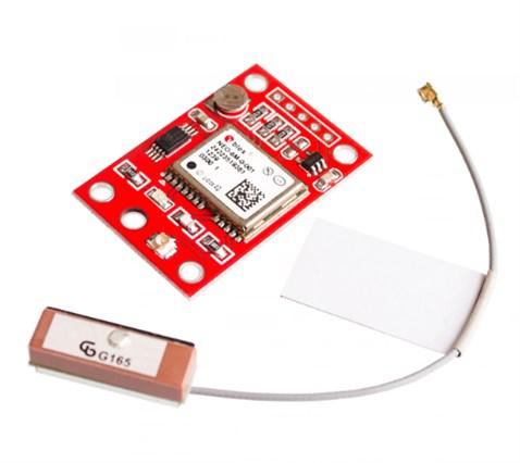 GY-NEO6MV2 GPS Modülü Uçuş Kontrol Kırmızı Pcb