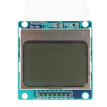 Nokia 5110 Ekranı LCD Mavi Pcb