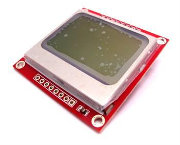 Nokia 5110 Ekranı LCD Kırmızı Pcb