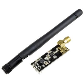 NRF24L01 + PA + LNA SMA Anten 2.4Ghz Kablosuz Haberleşme Modülü