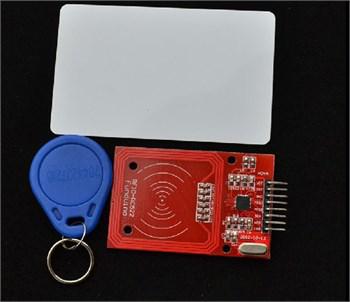 RC522 13,56Mhz NFC RFID Kart Ve Anahtarlık Kiti Kırmızı