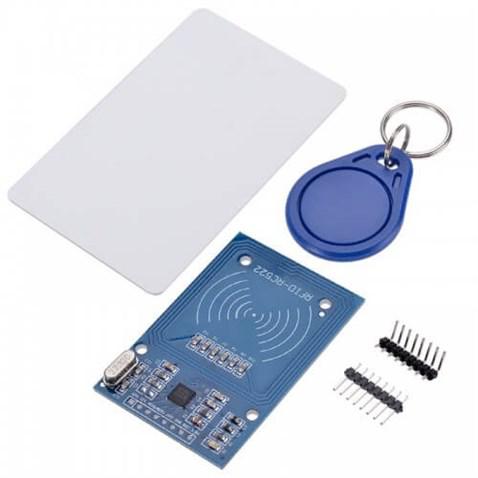 RC522 13,56Mhz NFC RFID Kart Ve Anahtarlık Kiti Mavi
