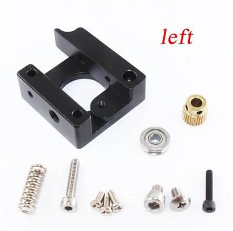 MK8 Extruder İtici Siyah Alüminyum Blok Kit Sol El