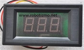 Dijital Voltmetre AC 20-300 Volt Mavi Panel Tipi