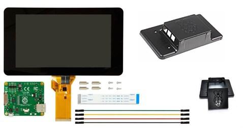 Raspberry Pi 3 7 İnç Orijinal Dokunmatik Ekran Ve Kutu Kit