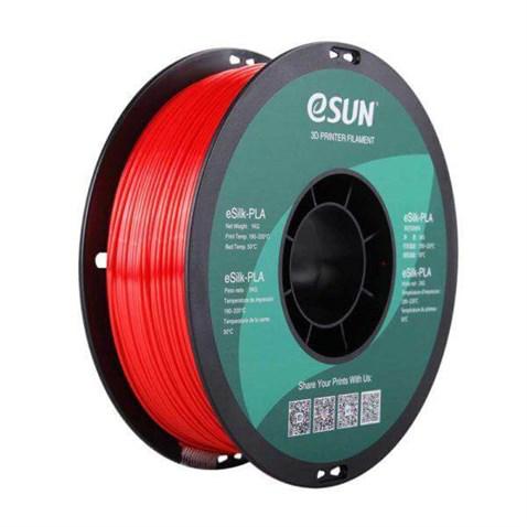 Esun Esilk PLA Red Kırmızı Parlak Yüzey Filament 1.75Mm 1Kg