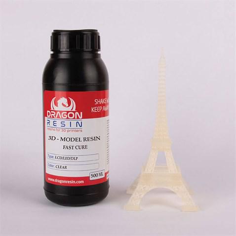 Dragon Şeffaf Genel Amaçlı LCD DLP LED UV Reçine 0,5L