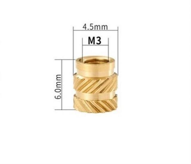 İnsert Çakma Somun M3 Yükseklik 6Mm