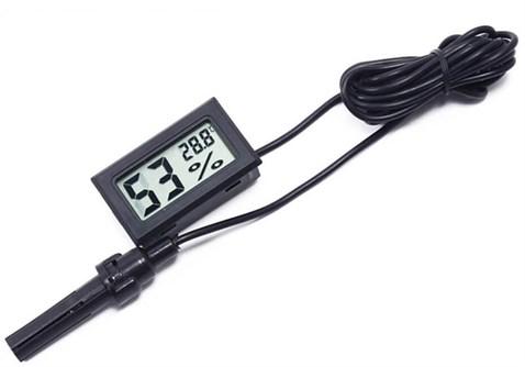 FY-12 Dijital LCD Ekran Sıcaklık Nem Ölçer Termometre Higrometre