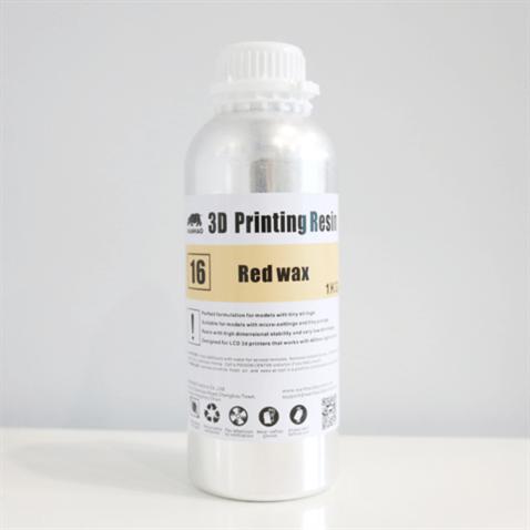 Wanhao Red Wax Resin Kırmızı Mum Reçine  0.5Kg