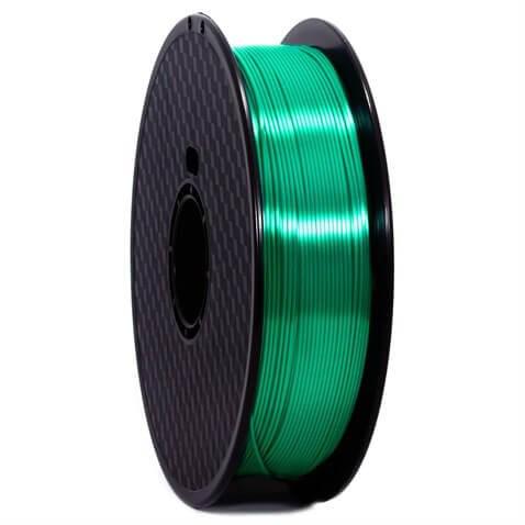 Wanhao Silk PLA Koyu Yeşil Parlak Yüzey Filament 1.75Mm 1Kg