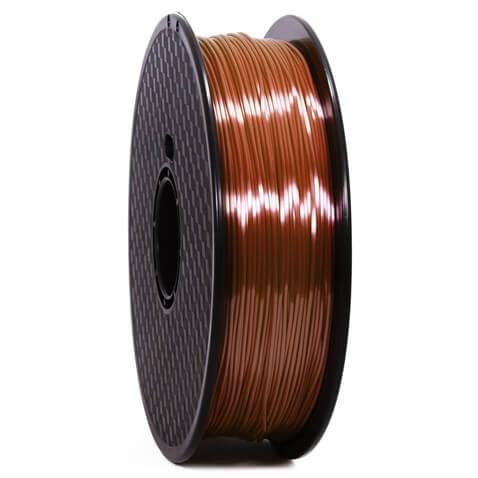 Wanhao Silk PLA Kahverengi Parlak Yüzey Filament 1.75Mm 1Kg