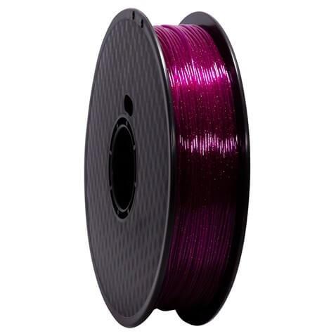 Wanhao PET Twinkling Şeffaf Mor Simli Filament 1.75Mm 1Kg