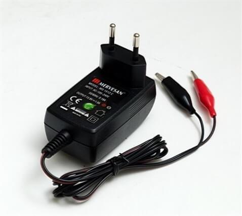 6V-12 VDC 1A Akü Şarj Adaptör