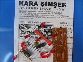 KARA ŞİMŞEK 12 LEDLİ