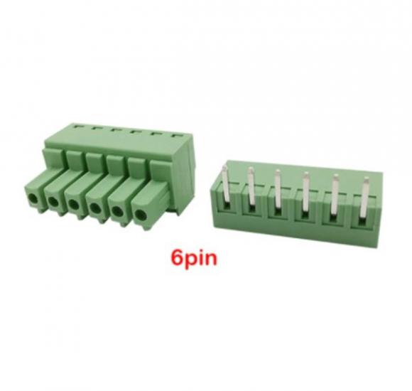 6 Pin 3.81Mm 90’ Geçmeli Takım Klemens