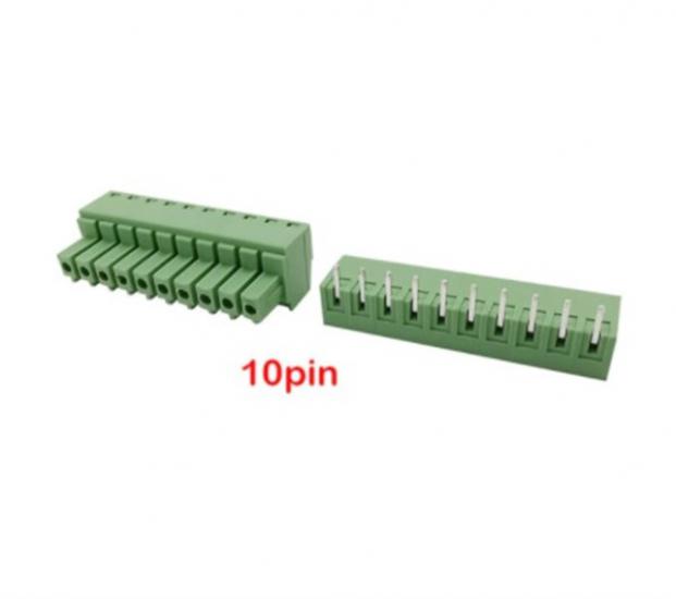 10 Pin 3.81Mm 90’ Geçmeli Takım Klemens